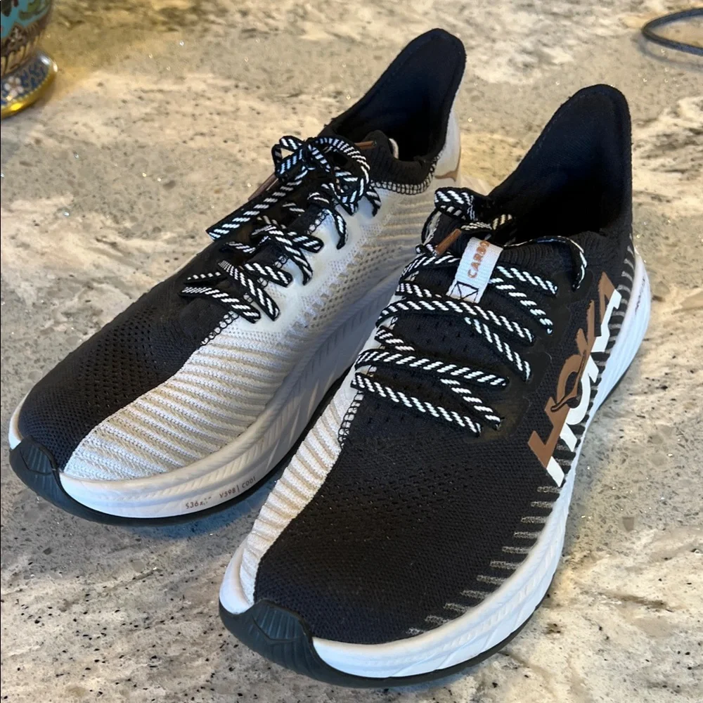 HOKA Hoka One One Running Carbon Black Athletic Shoes Size 8 - Picture 10 of 10